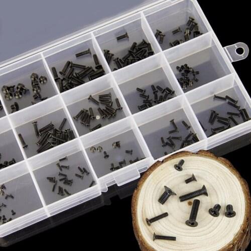 Black Countersunk Head Small Screw of Machine Teeth M1.4 M2.5 M2 M3 Digital Notebook Computer Toy Parts Screw