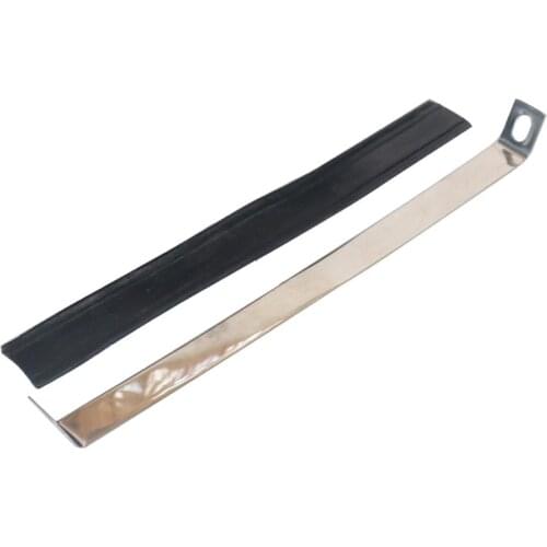 Carbon Fiber Holder Clamp Fixed Ring Support Bracket for Motorcycle Exhaust Pipe Muffler Escape