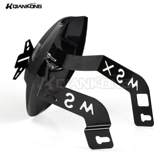 For Honda MSX125 MSX 125 2013 2014 2015 NEW Black Rear Fender motorcycle accessories cnc mudguard fender motorbike rear fender