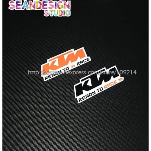 For KTM RC 200 390 Duke 690 990 1090 1190 1290 RC8 Helmet Motorcycle Motor Bkie Sticker Decals Waterproof 22