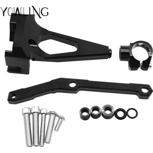 For Yamaha MT-09 2013 2014 2015 2016 2017 Steering Damper Mounting Bracket Kit MT09 FZ09 Stabilizer Reversed Safety Control