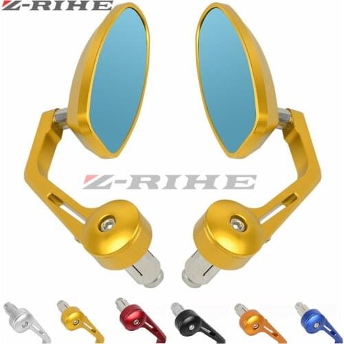 For yamaha YZF R125 R15 R25 r 125 15 25 mt-07 mt-09 mt 07 09 MT-09 FZ07 7/8" 22mm Motorcycle Mirror Moto Rearview Bar End Mirror