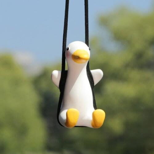 Home Office Garden Decoration Car Pendant Little Duck Swing Bring You Good Luck Safty Healthy Fancy Home Decor