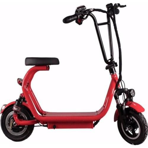 Electric Ecooter Two-Wheel Mini Adult Electric Car Booster Battery Car Hydraulic Disc Brack with Speed Display