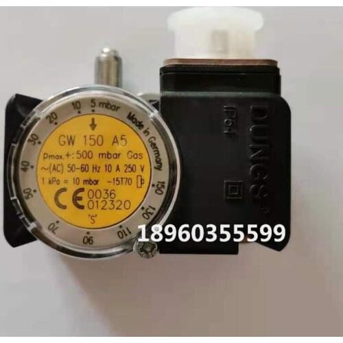 GW50A5 wind pressure switch GW10A5 imported Dongsi gas pressure switch GW500A5 burner accessories