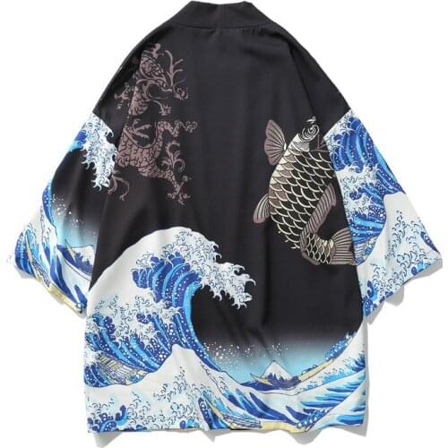 Kimono Men Japanese Kimono Traditional male kimono cardigan men harajuku streetwear samurai costume yukata male haori obi