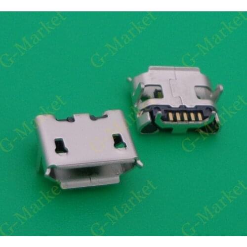 50pcs Mini Micro USB connector jack Charging Port Charger socket plug dock female 5pin For JBL Flip 2 Bluetooth Speaker