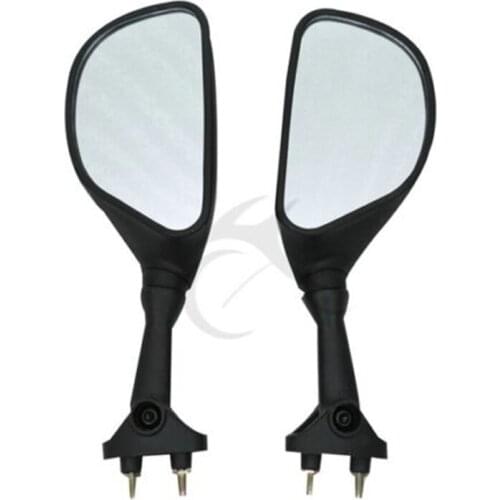 Motorcycle Pair Side Rear View Mirrors For Kawasaki NINJA ZX6-R ZX-636 03-04 ZX6-RR 03-06 04 05