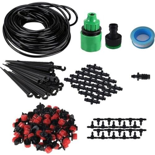 Garden Micro Automatic Drip Irrigation Kit Micro-sprinklers Spray Water Flower Watering Irrigation Lawn Garden Cooling System