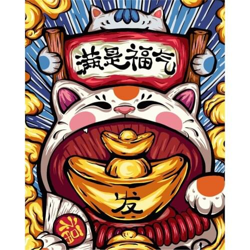 Wind Depression Frame Diy Painting By Numbers Drawing On Canvas Adult Child Handpainted Gift Home Decor Wall Art 40x50cm