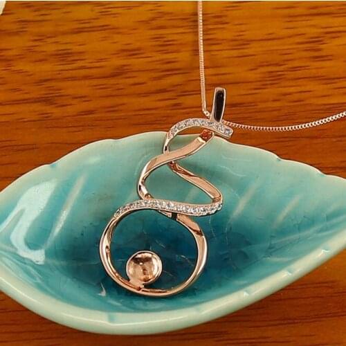 New Arrival Hot Georous Pearl Pendant Mountings, Pendant Findings, Pendant Settings Jewelry Parts Fittings Wedding Accessories