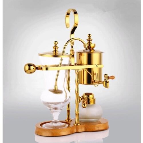 2021 New Design Water Drop Royal Balancing Siphon Coffee Machine/belgium Coffee Maker Syphon Vacumm Coffee Brewer Coffe Machine