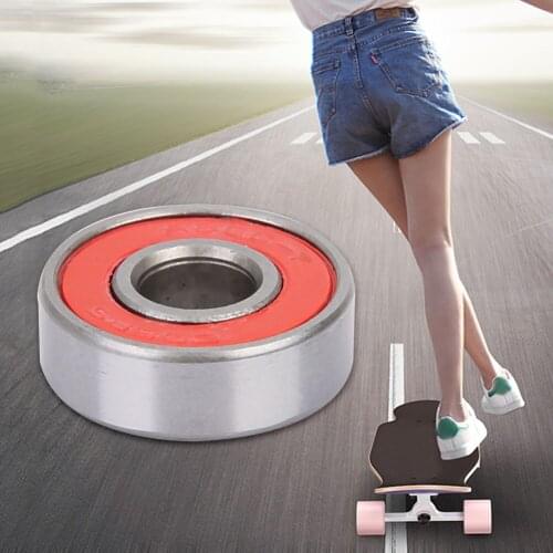 8 Pcs Skateboard Scooter 608 Ball Bearing Miniature Skate Inline Roller Skate Wheel Bearing For ABEC-7/9 608 2RS