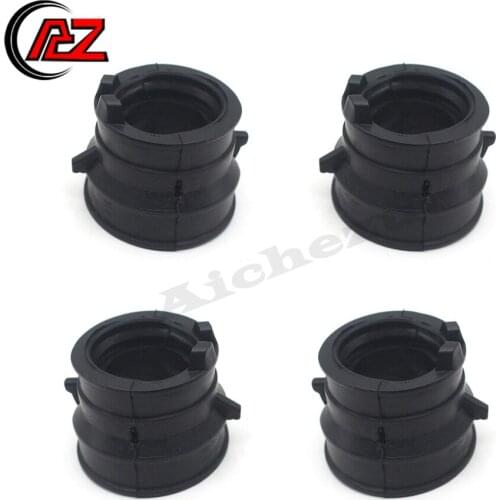 ACZ 4Pcs Plastic Motorcycle Carburetor Pad Intake Outlet Manifold Interface For HONDA CBR250 CB400 MC14 MC17 MC19 MC22 CB400SF