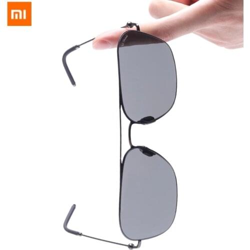 Xiaomi Mijia Customization TS Sunglass Nylon PolarizedOne-piece design Retro Style Gray Square
