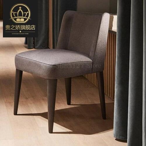 Dining Chair Fashion Simple Dining Table And Chair Reception Chair Computer Chair Cloth Single Chair Coffee Chair Leather Chair