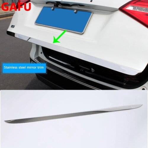 Car Sticker For Volkswagen VW Passat B8 2021 2020 2019 Accessories Stainless Steel Back Door Tailgate Trim 1pcs Car Styling