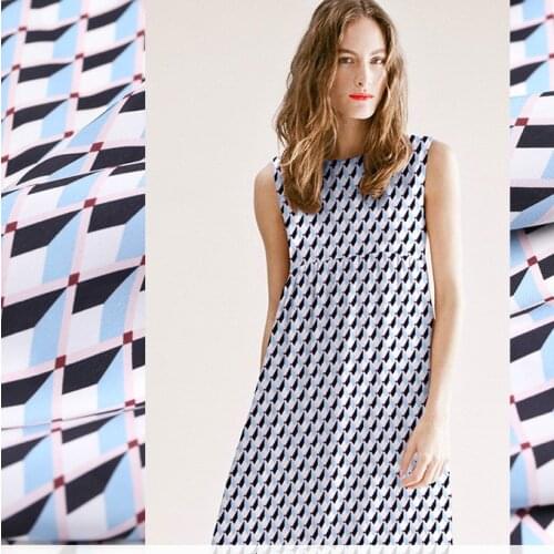 114cm wide natural silk fabric meter 16mm breathable crepe de chine silk fabric dress printed fabric wholesale silk cloth