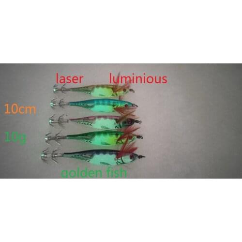 15pcs squid jigs ，squid hook. lure jigs .fishinglure ,fishing jigs.octopus cuttlefish shrimp.luminious,laser jigs