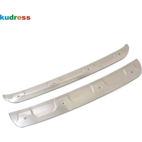 For Mazda CX-8 CX8 2017 2018 2019 2020 2021 Aluminium-Alloy Front Rear Bumper Cover Trim Protector Bar Car Styling 2pcs