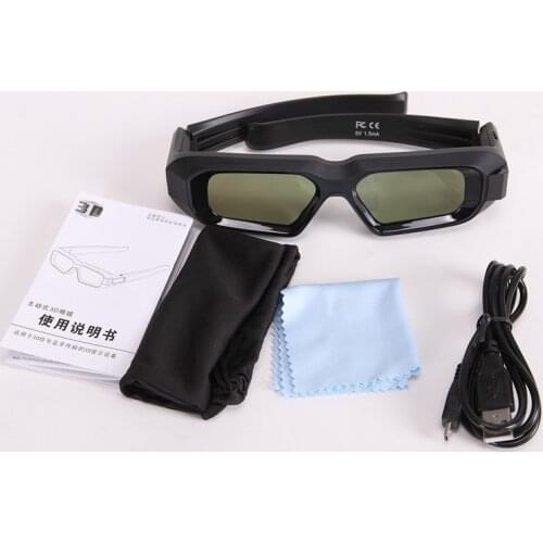 2017 new version Luxury New usb chargeable RF Bluetooth shutter 3D glasses for EPSON Projector TW5200/6600/5300/5210/5350