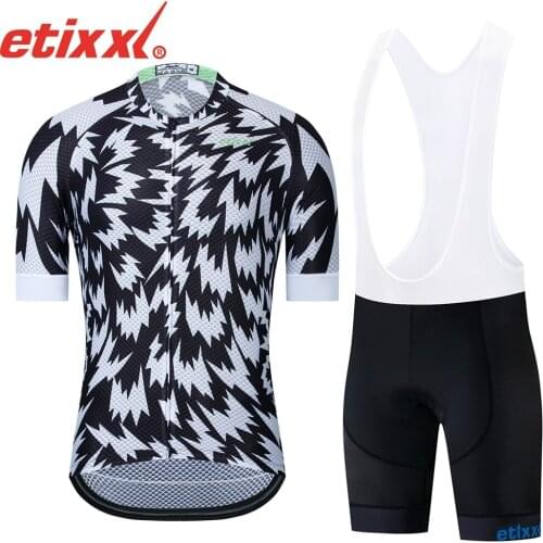 2021 Team ETIXXL cycling jersey men cycling set Maillot Ropa Ciclismo Jersey Men Summer Bike Jersey Set Bike Bicycle Wear MTB