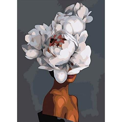 40x50cm DIY Oil Painting By Numbers Abstract Figure Frameless Paint By Numbers On Canvas Home Decor Digital Painting