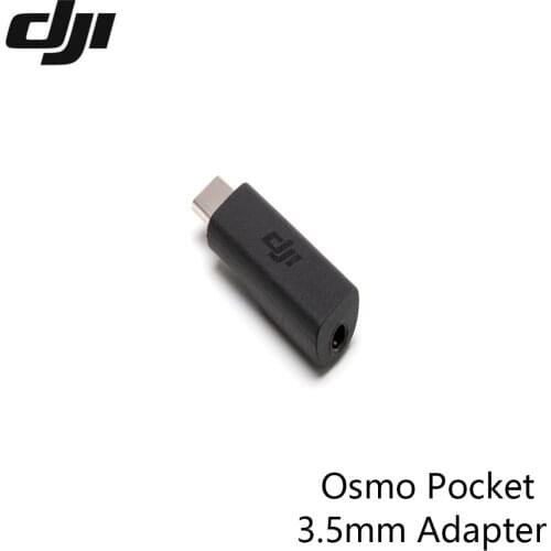 DJI Osmo Pocket 3.5mm Adapter Original Accessories Supports External Microphone For Higher-Quality Recording