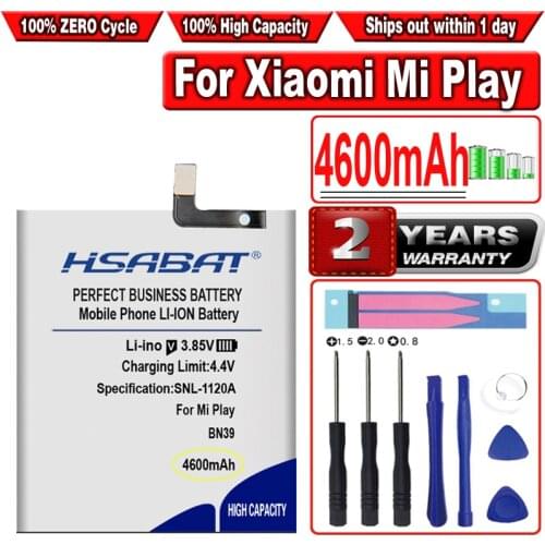 HSABAT 4100mAh BN39 Battery for Xiaomi Mi Play