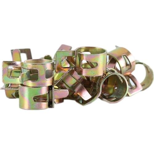 Free Shipping 21mm 22mm 23mm 24mm Spring steel strip buckle clamp hand pipe hoop buckle tubing clamp Cable Clip water pipe clamp