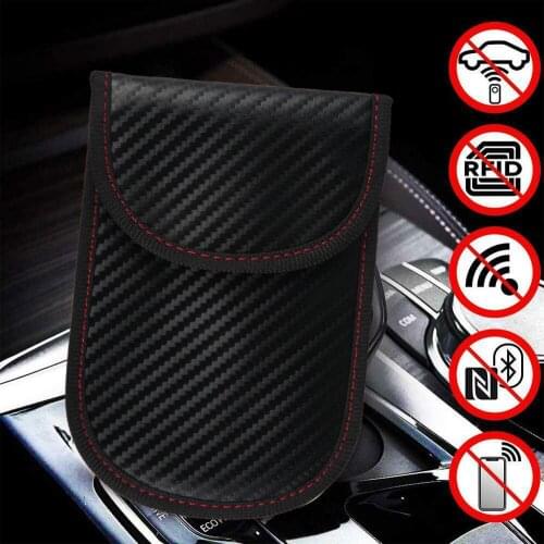 Car Key Cover RFID Signal Blocker Premium Key Fob Faraday Box Cage ProtectorAnti-Theft Anti-Hacking GPS Signal Blocking Box