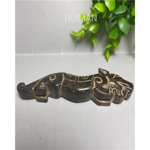 China Hongshan Culture Natural Meteorite Tiger Charm Soldier Charm Statuette Mascot Collection Decoration Home Decoration Gift