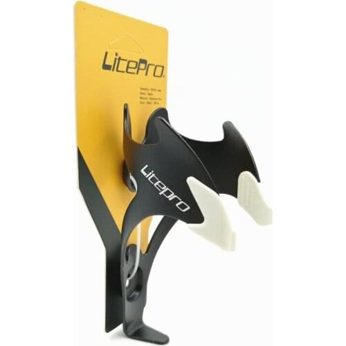 LITEPRO Bicycle Kettle Cage Aluminum Alloy Cycling Motion Kettle Water bottle Cage Folding Bike Mountain Bike Kettle Frame Mount