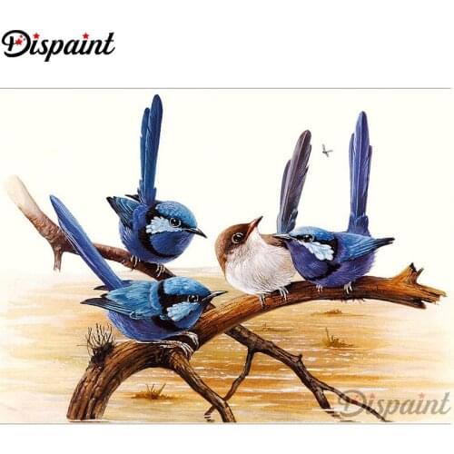 Dispaint Full Square/Round Drill 5D DIY Diamond Painting "Animal bird scenery"3D Embroidery Cross Stitch Home Decor Gift A12313