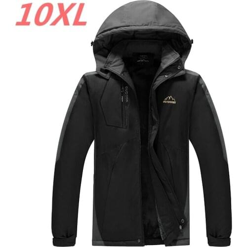 NEW 12XL 10XL 9XL 8XL Men Winter Jacket Coat Quality Cotton Padded Windproof Thick Warm Soft Brand Clothing Hooded Male Parkas