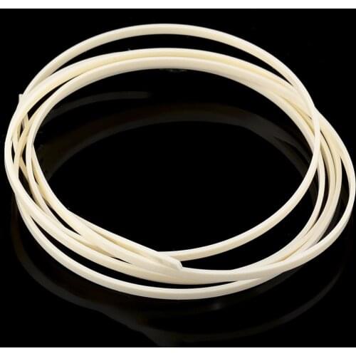 Musiclily 1650x3x1.5mm Plastic Acoustic Classical Guitar Binding, Ivory