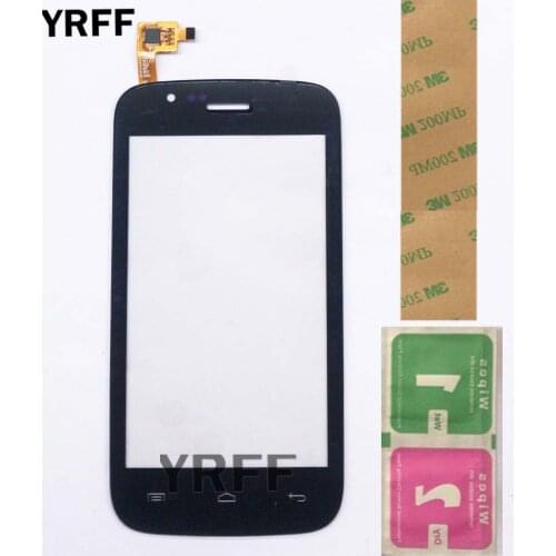 Touch Screen Digitizer Panel For Explay A400 Touch Screen Front Outer Glass Lens Sensor Mobile Panel 3M Glue Wipes