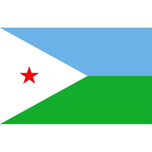 Yehoy hanging 90*150cm Djibouti Flag For Decoration