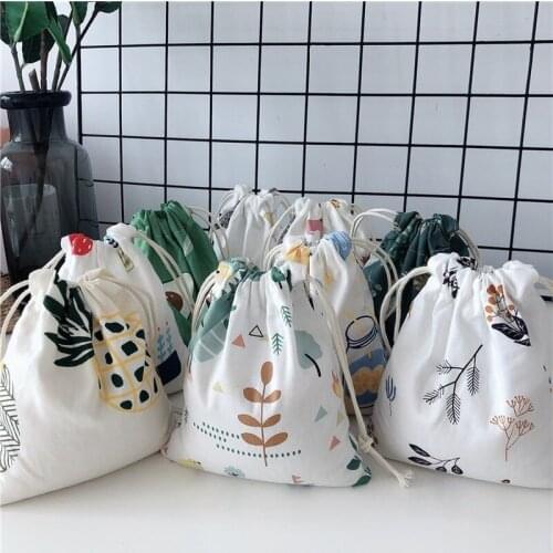 1PCS Linen Drawstring Pouch Storage Packages for Packaging Gift Wedding Party Christmas Candy Bags