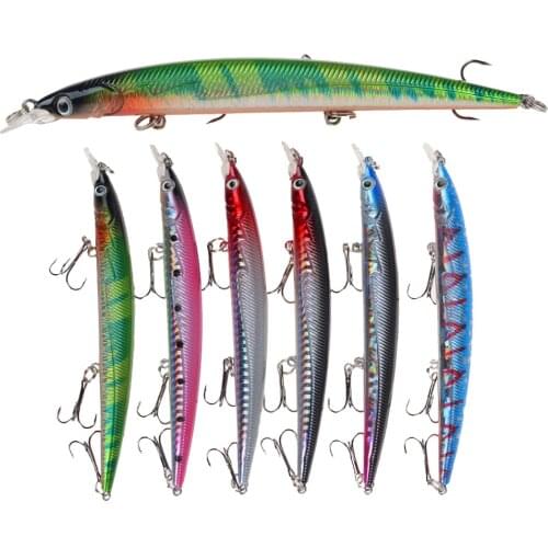 1pcs Minnow Fishing Lures 135mm 13.5g Bass Trolling Hard Bait 3 Hooks Crankbait Wobblers Artificial Plastic Bait Fishing Tackle