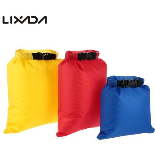 Pack of 3 Camping Water Bags Camouflage Dry Bag Waterproof 3L+5L+8L Outdoor Ultralight Dry Bags Sacks for Hiking Traveling