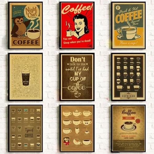 5D DIY Diamond Painting Diamond Mosaic Diamond Embroidery Full Home Decor Coffee Vintage Poster Cross Stitch Kits