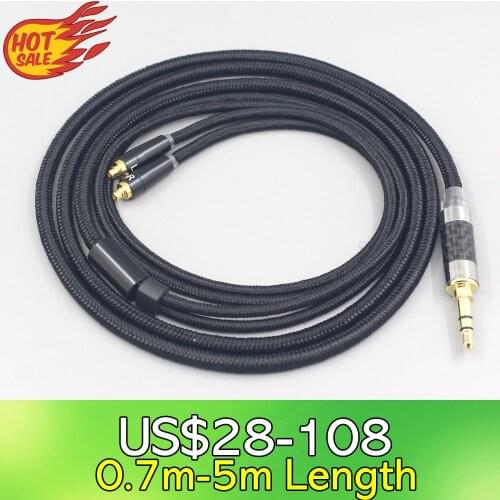 6.5mm XLR 4.4mm Super Soft Headphone Nylon OFC Cable For AKG N5005 N30 N40 MMCX Sennheiser IE300 IE900 Earphone LN007542