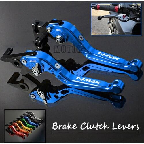 Motorcycle CNC Aluminum Brake Clutch Foldable Levers For YAMAHA NMAX155 NMAX125 2015-2017 2016 Adjustable Folding NMAX 155 125