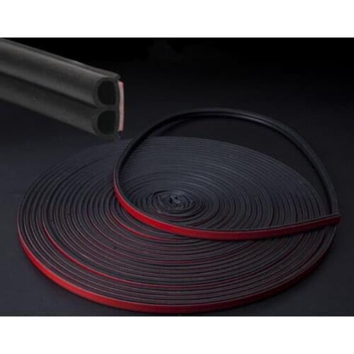 Car Door Seal Strips Sticker B Shape Weatherstrip Rubber Seals for Alfa Romeo 147 156 159 Alfetta Berlina Brera giulietta