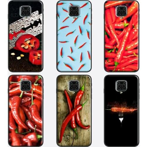 Red Pepper Pattern Case For Redmi Note 8T 9S 7 Note 9 Pro Note 8 Pro Cover For Redmi 9C 9A 8A 7A 9 Coque
