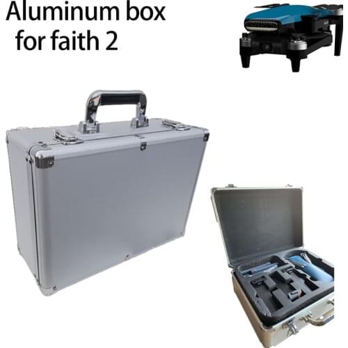 Travel Portable Aluminum box Hard Bag kit suitcase for C-fly faith 2 drone