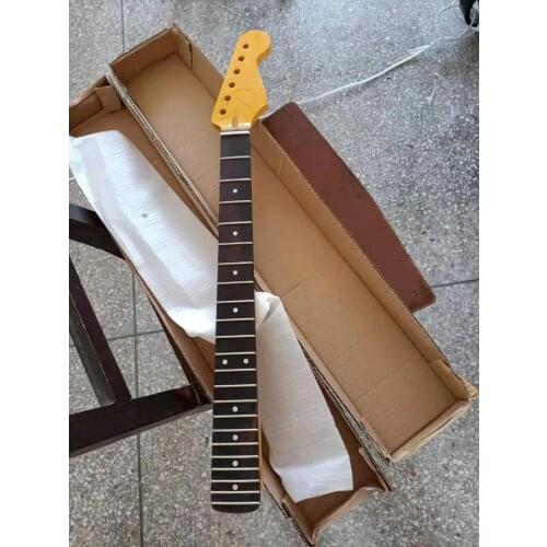 Rosewood fingerboard maple 22-fret guitar neck