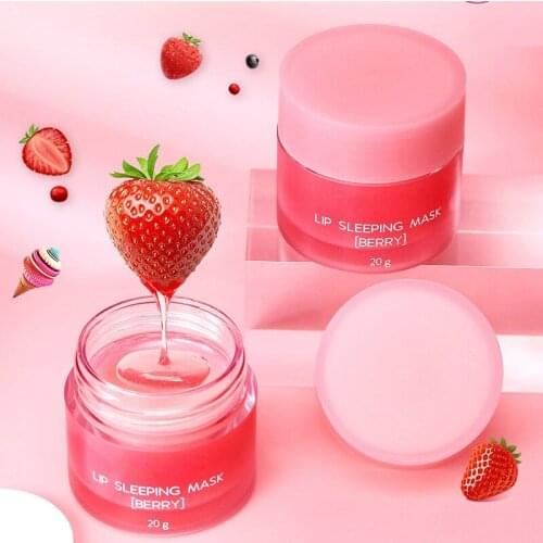 Korea Lip Sleeping Mask Night 20g lip moisturizer skin care Lip Plumper Night Lip Balm Full Size