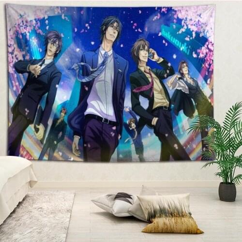 Hot Selling Custom Hakuouki Wall Tapestry Home Decorations Wall Hanging Tapestries For Living Room Bedroom More size